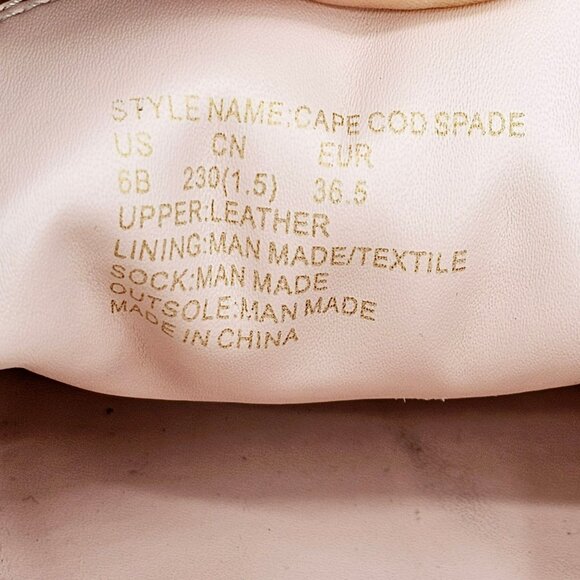 Kate Spade NY Cape Cod Loafers 6 B Metallic Gold Slip On Flat Leather Almond Toe - Picture 2 of 15